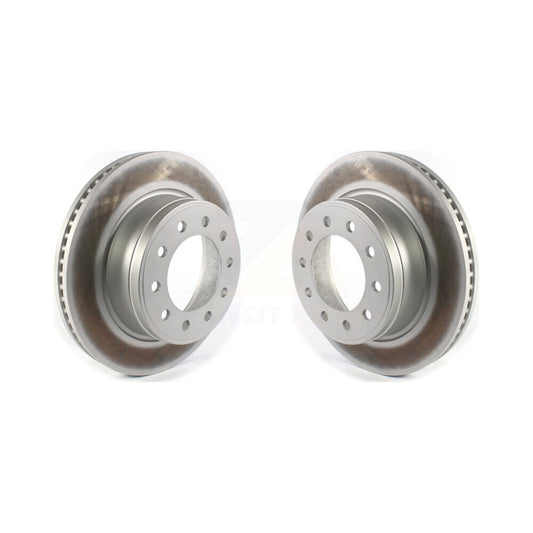 Coat Brake Rotors Front Pair For Ram Dodge Sterling Truck 4500 5500 Bullet 45 55