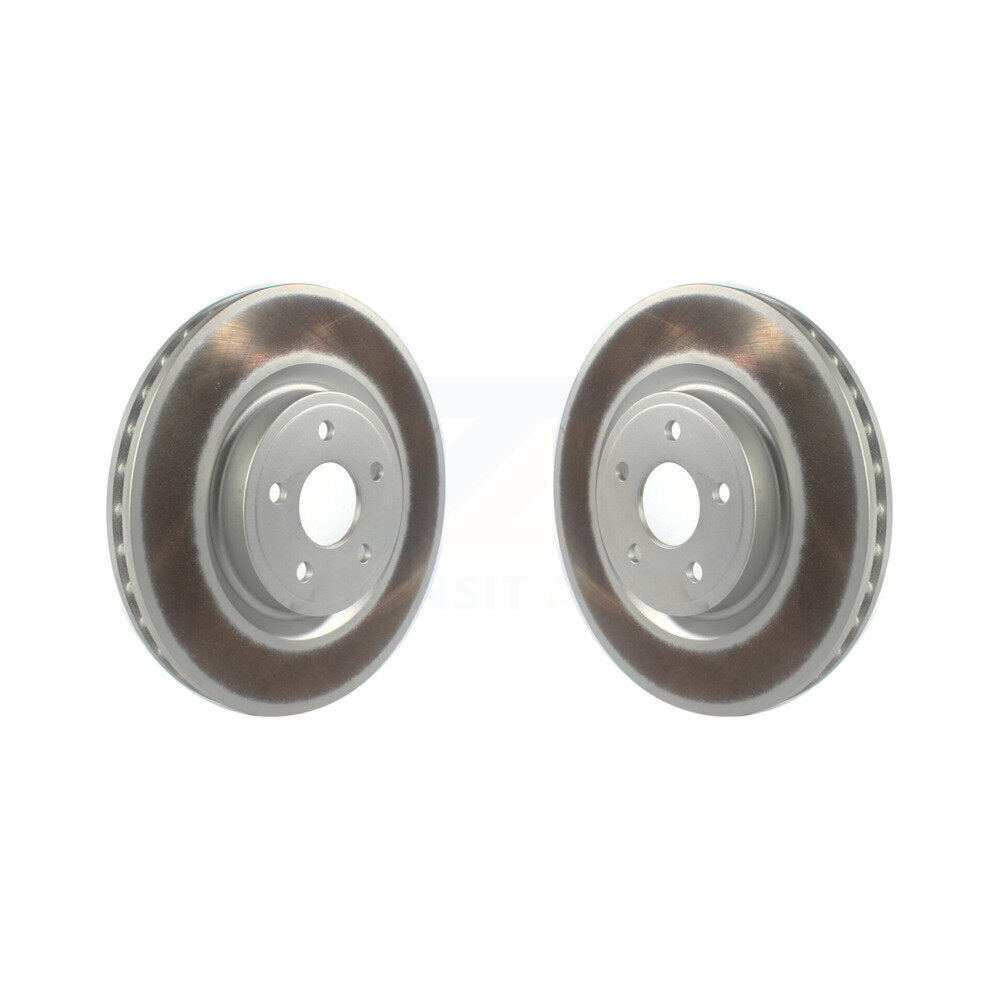 Coated Disc Brake Rotors Front Pair For Jeep Grand Cherokee Dodge Durango