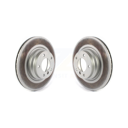 Coated Disc Brake Rotors Front Pair For BMW X1 330i 330xi