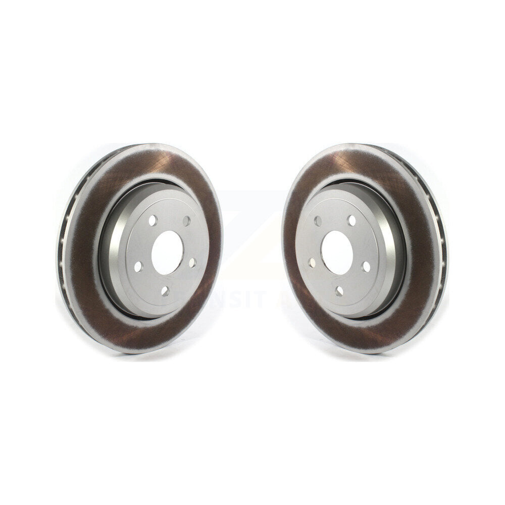 Coat Brake Rotor Rear Pair For Jeep Grand Cherokee Dodge Durango Charger Daytona