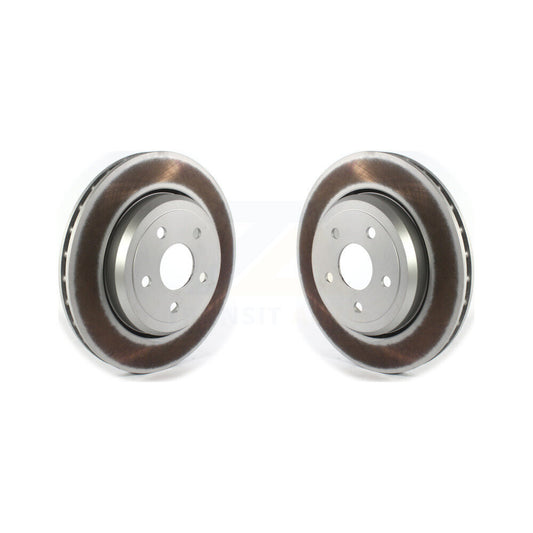 Coat Brake Rotor Rear Pair For Jeep Grand Cherokee Dodge Durango Charger Daytona