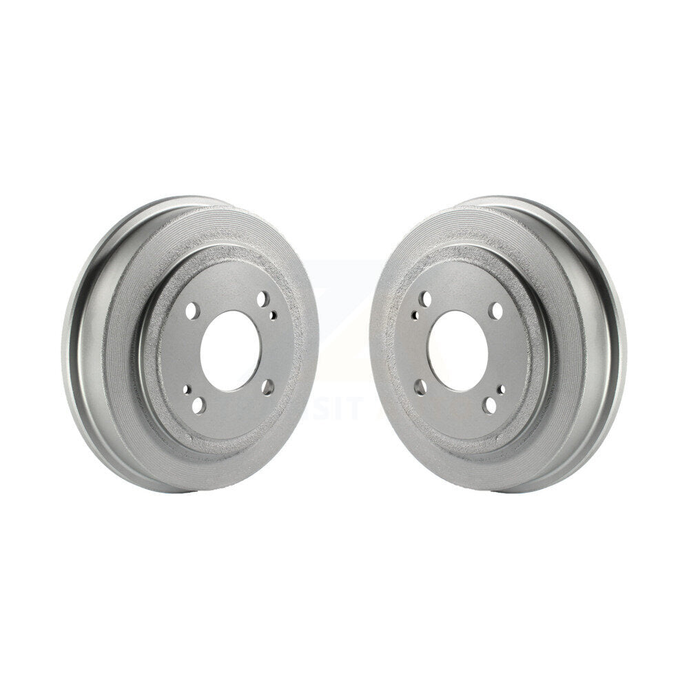 Coated Brake Drums Rear Pair For Honda Fit Civic Acura EL Accord