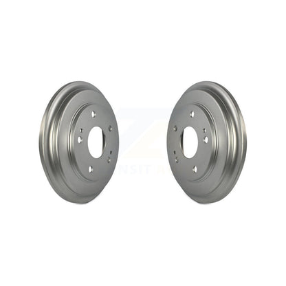 Coated Brake Drums Rear Pair For Honda Civic