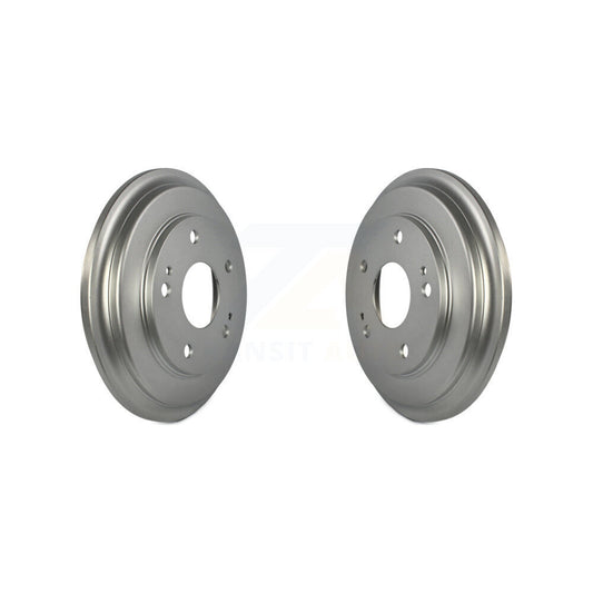 Coated Brake Drums Rear Pair For Honda Civic