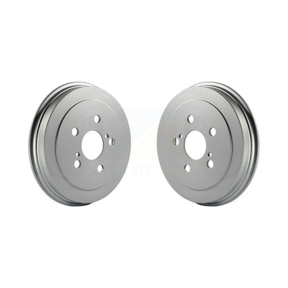 Coated Brake Drums Rear Pair For Toyota Corolla Prius Celica