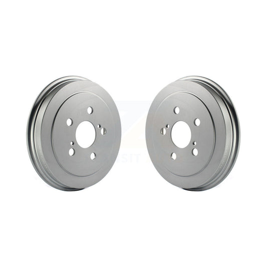 Coated Brake Drums Rear Pair For Toyota Corolla Prius Celica