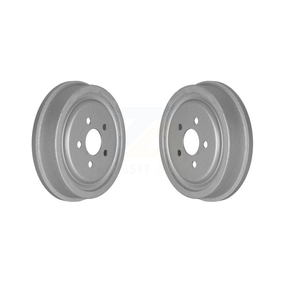 Coated Brake Drums Rear Pair For 2003-2005 Pontiac Sunfire Chevrolet Cavalier