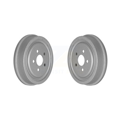 Coated Brake Drums Rear Pair For 2003-2005 Pontiac Sunfire Chevrolet Cavalier