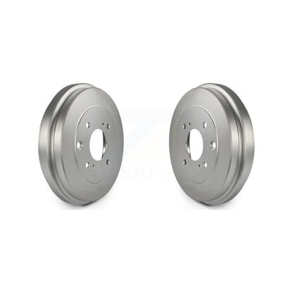 Coated Brake Drums Rear Pair For Nissan Versa Sentra Cube