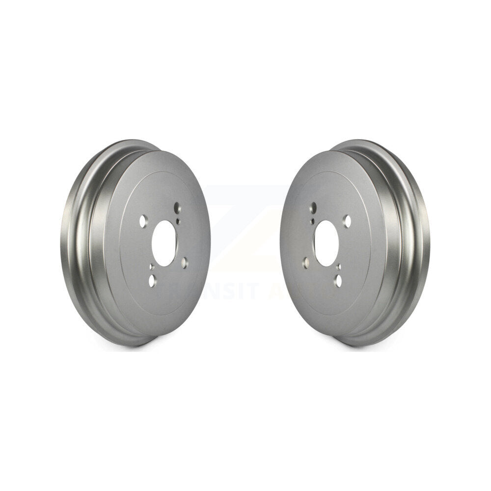 Coated Brake Drums Rear Pair For 2006-2018 Toyota Yaris