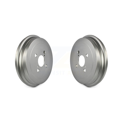 Coated Brake Drums Rear Pair For 2006-2018 Toyota Yaris