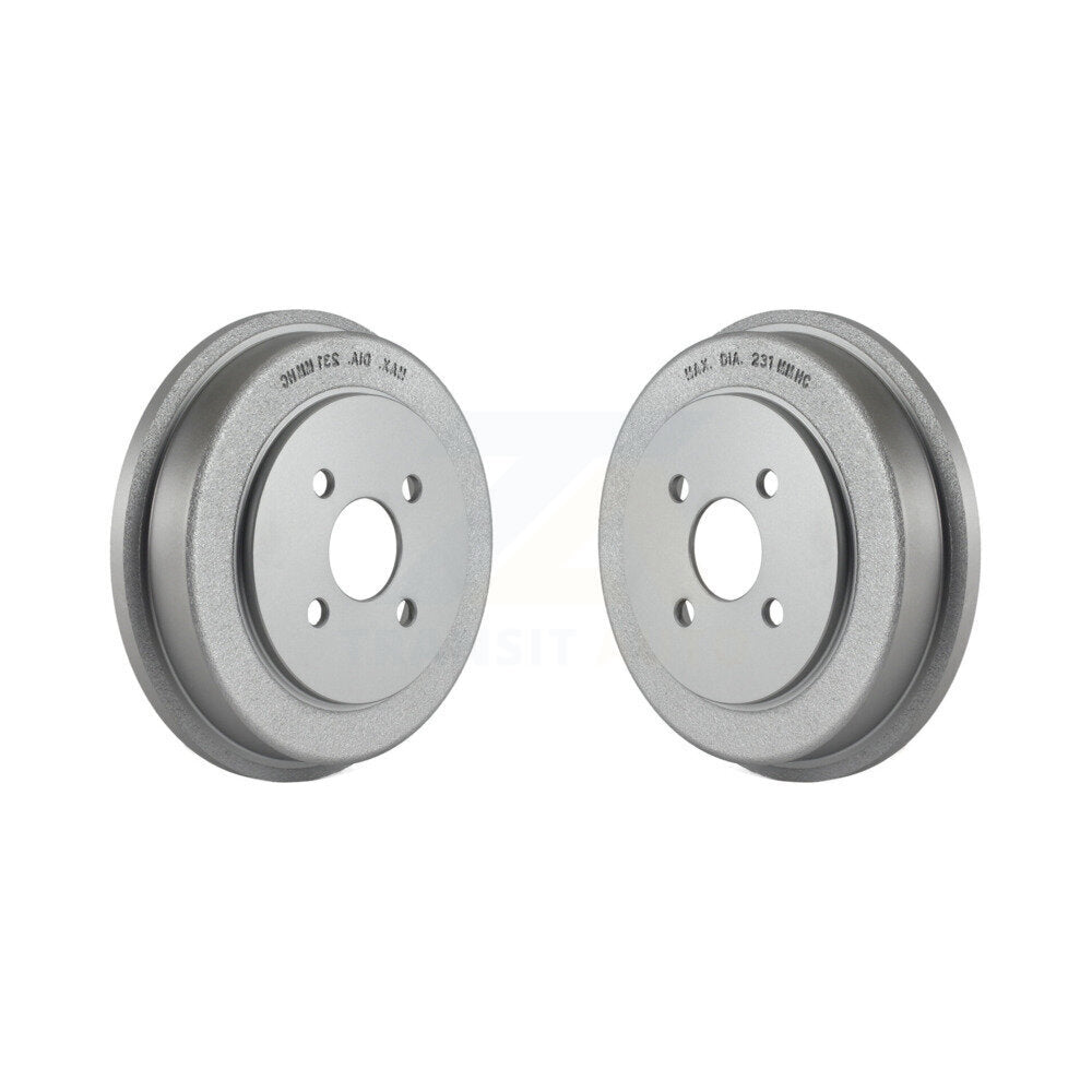 Coated Brake Drums Rear Pair For Chevrolet Cobalt Pontiac Saturn Ion G5 Pursuit