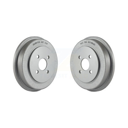 Coated Brake Drums Rear Pair For Chevrolet Cobalt Pontiac Saturn Ion G5 Pursuit
