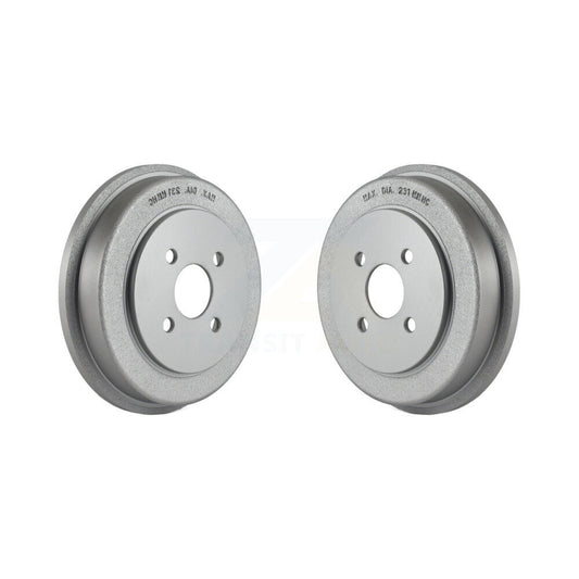 Coated Brake Drums Rear Pair For Chevrolet Cobalt Pontiac Saturn Ion G5 Pursuit