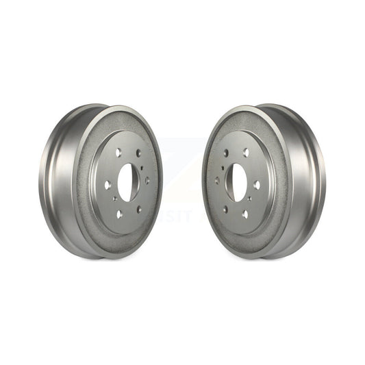 Coated Brake Drums Rear Pair For Chevrolet GMC Silverado 1500 Sierra Classic