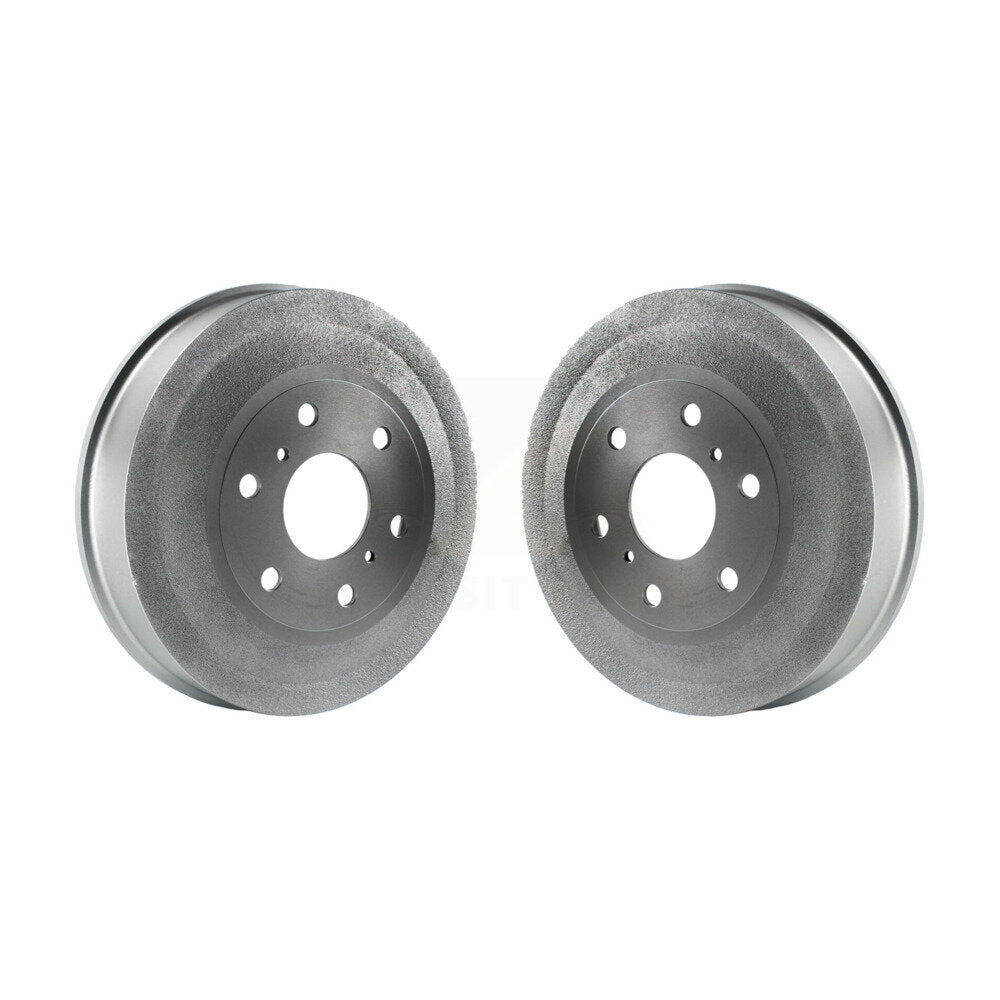 Coated Brake Drums Rear Pair For 2009-2013 GMC Sierra 1500 Chevrolet Silverado