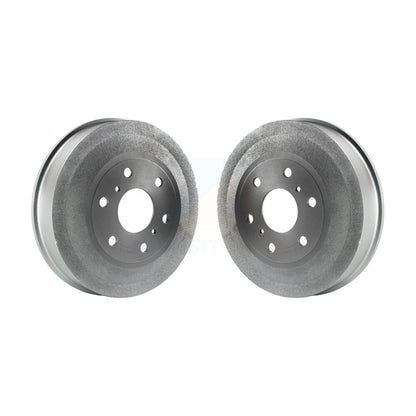 Coated Brake Drums Rear Pair For 2009-2013 GMC Sierra 1500 Chevrolet Silverado