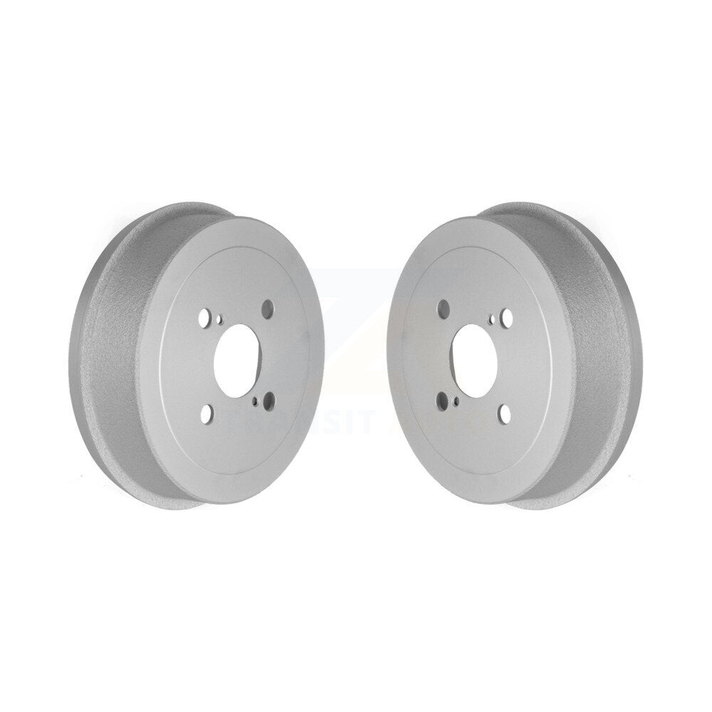 Coated Brake Drums Rear Pair For Toyota Corolla Prizm Chevrolet Geo
