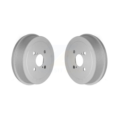 Coated Brake Drums Rear Pair For Toyota Corolla Prizm Chevrolet Geo