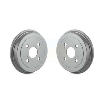 Coated Brake Drums Rear Pair For 2000-2005 Toyota Echo