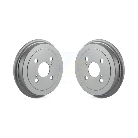 Coated Brake Drums Rear Pair For 2000-2005 Toyota Echo