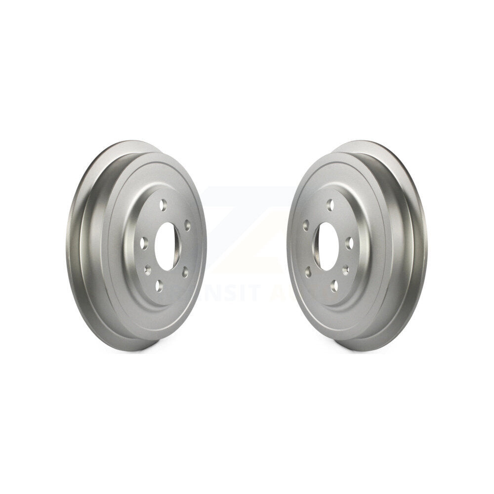 Coated Brake Drums Rear Pair For Volkswagen Jetta Beetle
