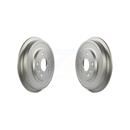 Coated Brake Drums Rear Pair For Volkswagen Jetta Beetle