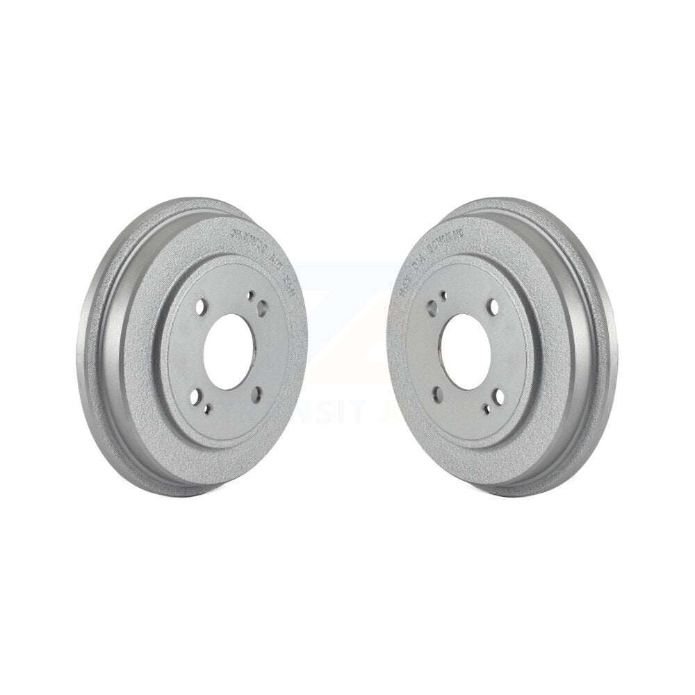 Coated Brake Drums Rear Pair For Honda Civic Fit Insight