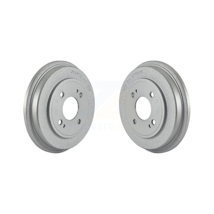 Coated Brake Drums Rear Pair For Honda Civic Fit Insight