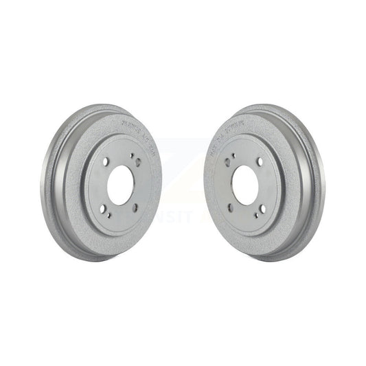 Coated Brake Drums Rear Pair For Honda Civic Fit Insight