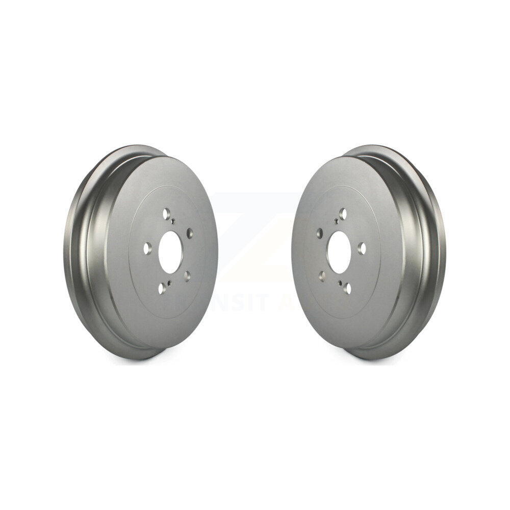 Coated Brake Drums Rear Pair For 2009-2019 Toyota Corolla