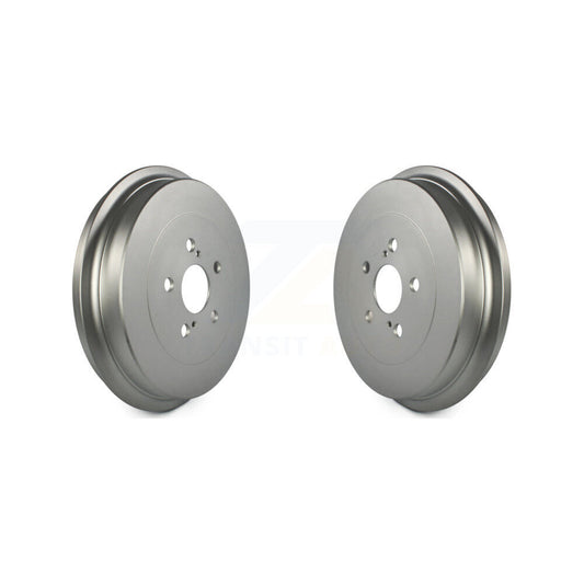 Coated Brake Drums Rear Pair For 2009-2019 Toyota Corolla