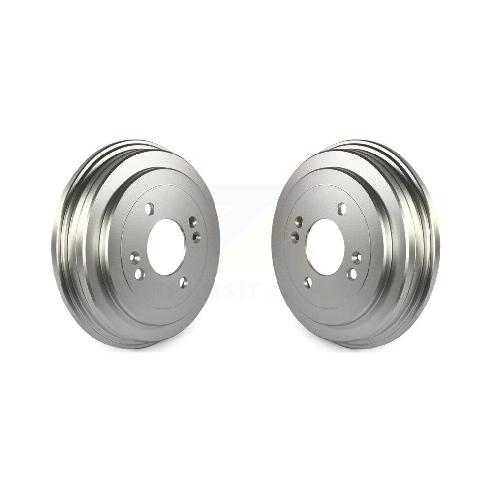 Coated Brake Drums Rear Pair For Hyundai Accent Kia Rio Rio5