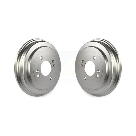 Coated Brake Drums Rear Pair For Hyundai Accent Kia Rio Rio5