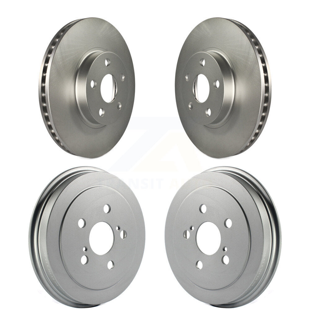 Disc Brake Rotors Drums Kit Front Rear For Toyota Corolla Celica