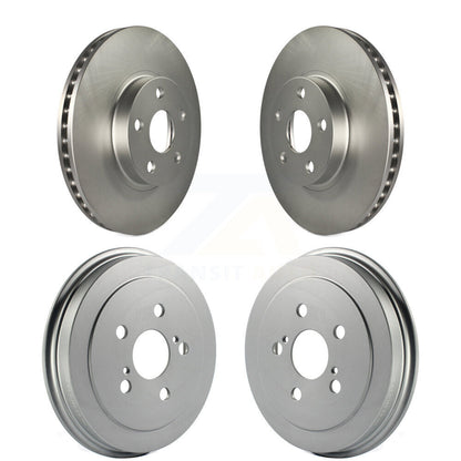Disc Brake Rotors Drums Kit Front Rear For Toyota Corolla Celica