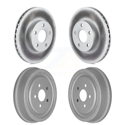 Brake Rotor Drum Front Rear Kit For 2003-2005 Pontiac Sunfire Chevrolet Cavalier