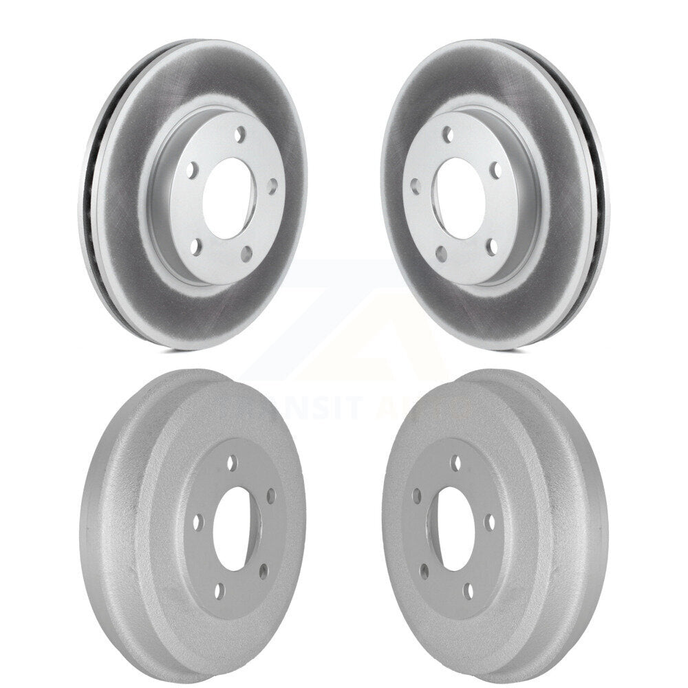 Brake Rotors Drums Front Rear Kit For Ford Escape Mazda Tribute Mercury Mariner