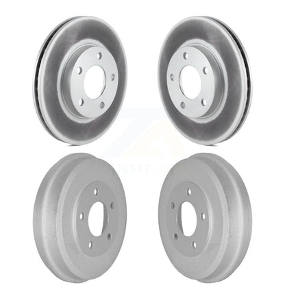 Brake Rotors Drums Front Rear Kit For Ford Escape Mazda Tribute Mercury Mariner