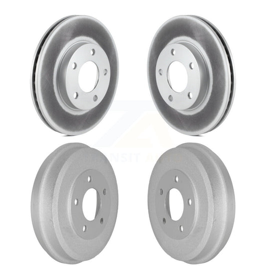 Brake Rotors Drums Front Rear Kit For Ford Escape Mazda Tribute Mercury Mariner