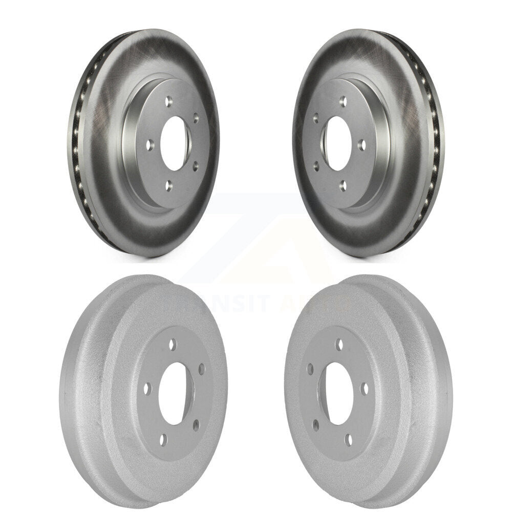 Brake Rotors Drums Front Rear Kit For Ford Escape Mazda Tribute Mercury Mariner