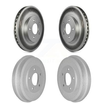 Brake Rotors Drums Front Rear Kit For Ford Escape Mazda Tribute Mercury Mariner