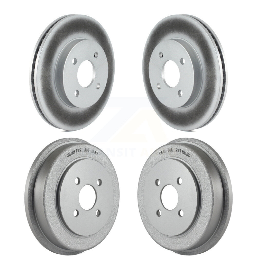Disc Brake Rotors Drum Front Rear Kit For Chevrolet Cobalt Pontiac Saturn Ion G5