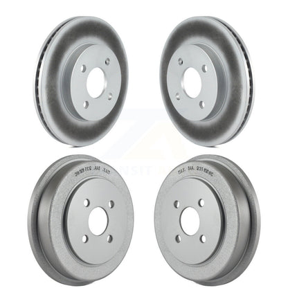 Disc Brake Rotors Drum Front Rear Kit For Chevrolet Cobalt Pontiac Saturn Ion G5
