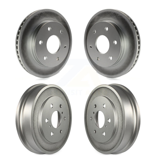 Brake Rotors Drum Front Rear Kit For Chevrolet GMC Silverado 1500 Sierra Classic