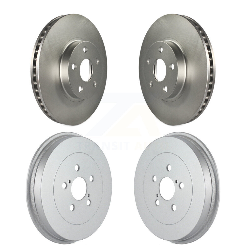 Disc Brake Rotors Drums Kit Front Rear For Toyota Matrix Pontiac Vibe