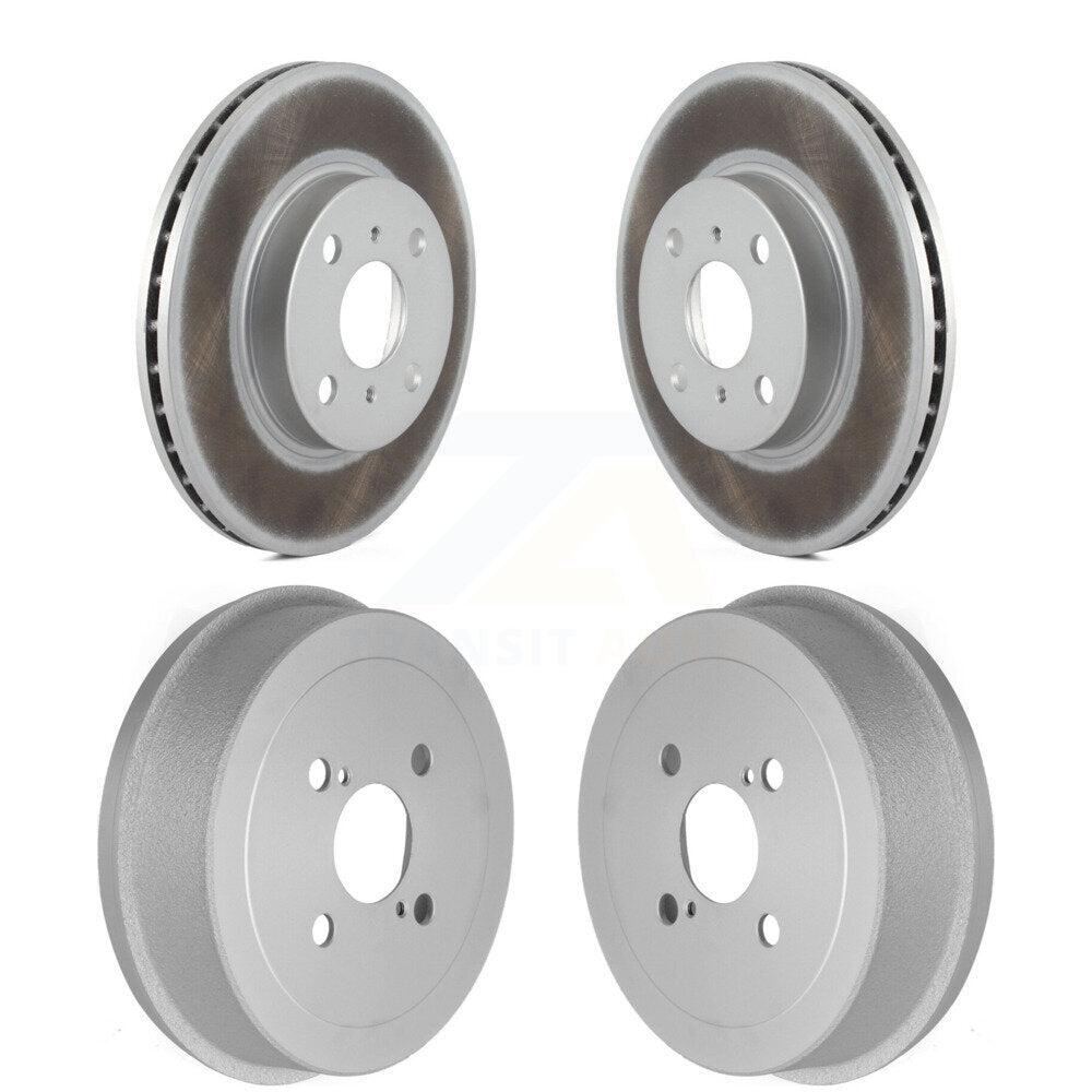 Disc Brake Rotors Drum Kit Front Rear For Toyota Corolla Prizm Chevrolet Geo