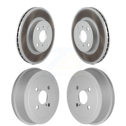 Disc Brake Rotors Drum Kit Front Rear For Toyota Corolla Prizm Chevrolet Geo