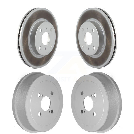 Disc Brake Rotors Drum Kit Front Rear For Toyota Corolla Prizm Chevrolet Geo
