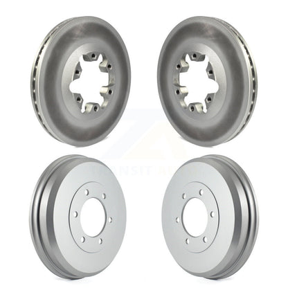 Brake Rotors Drums Front Rear Kit For Chevrolet Colorado GMC Canyon Isuzu i-280